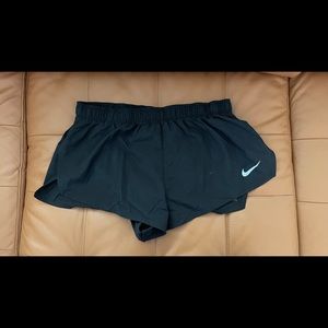 Men's 2" Running Shorts. Size L. Black color.